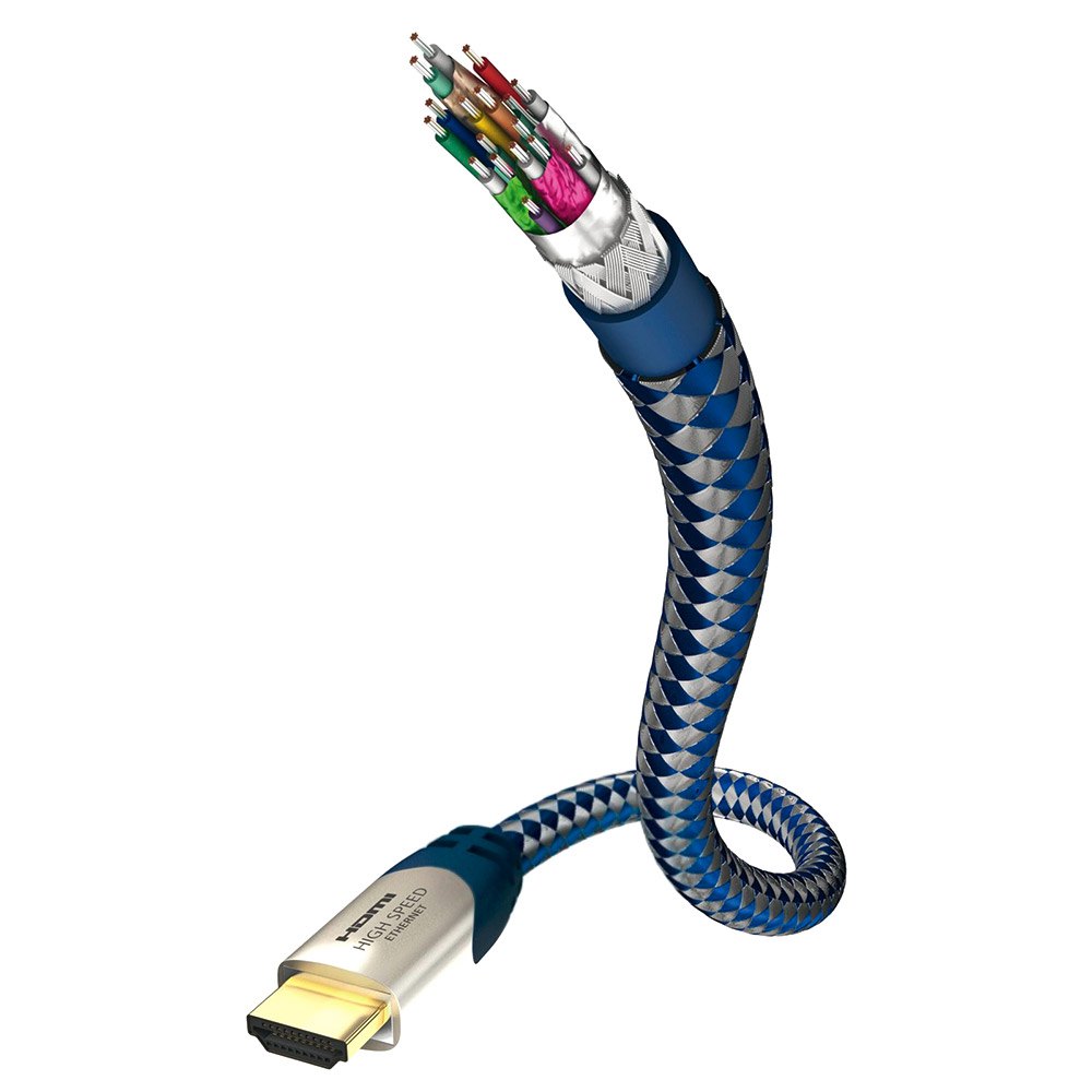 Alta velocità HDMI Cavo con Ethernet 5m CONTATTI PLACCATI ORO SCHERMATO NUOVI 