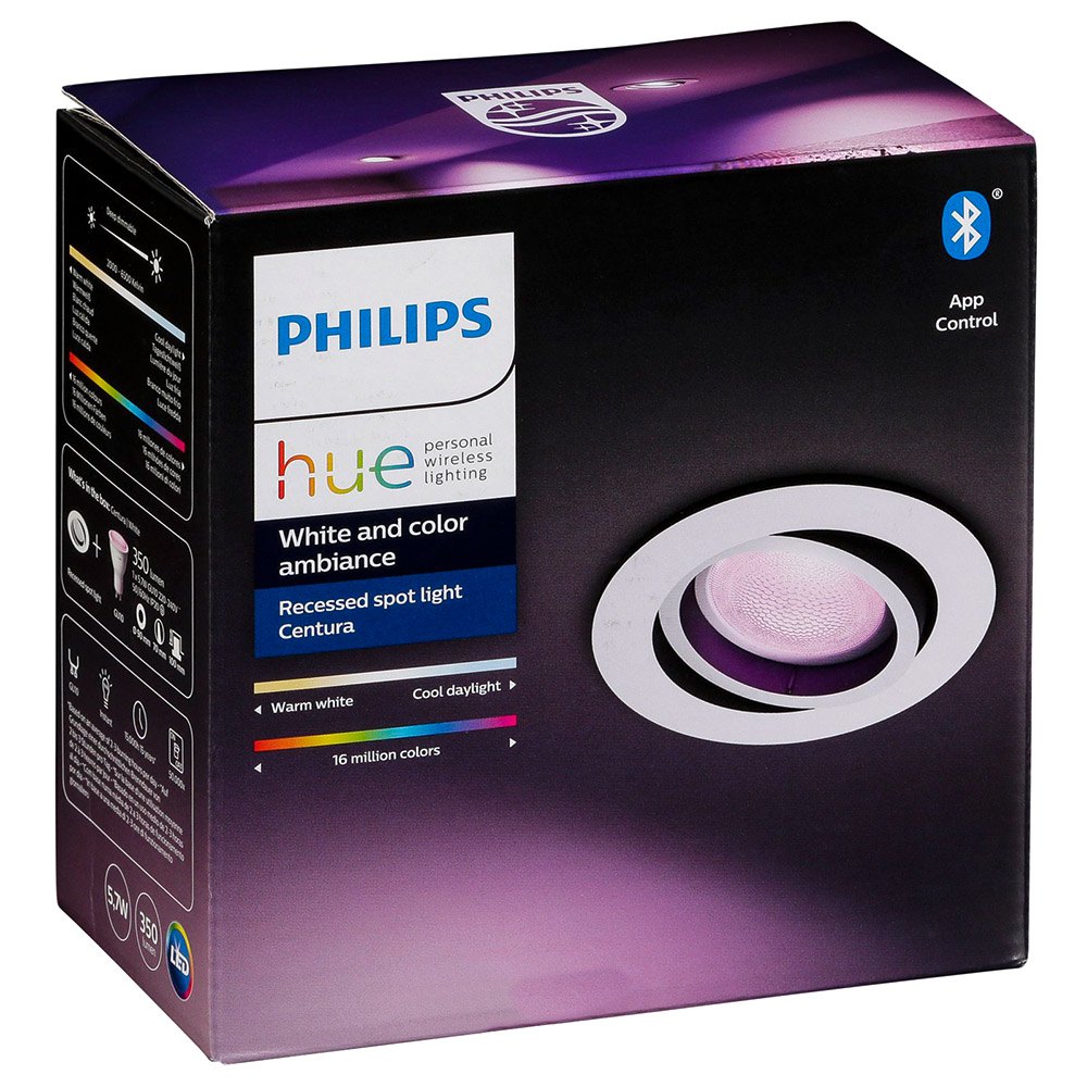 bouwen Jet liter Philips Hue Centura BLE Round LED Recessed Spot White | Techinn