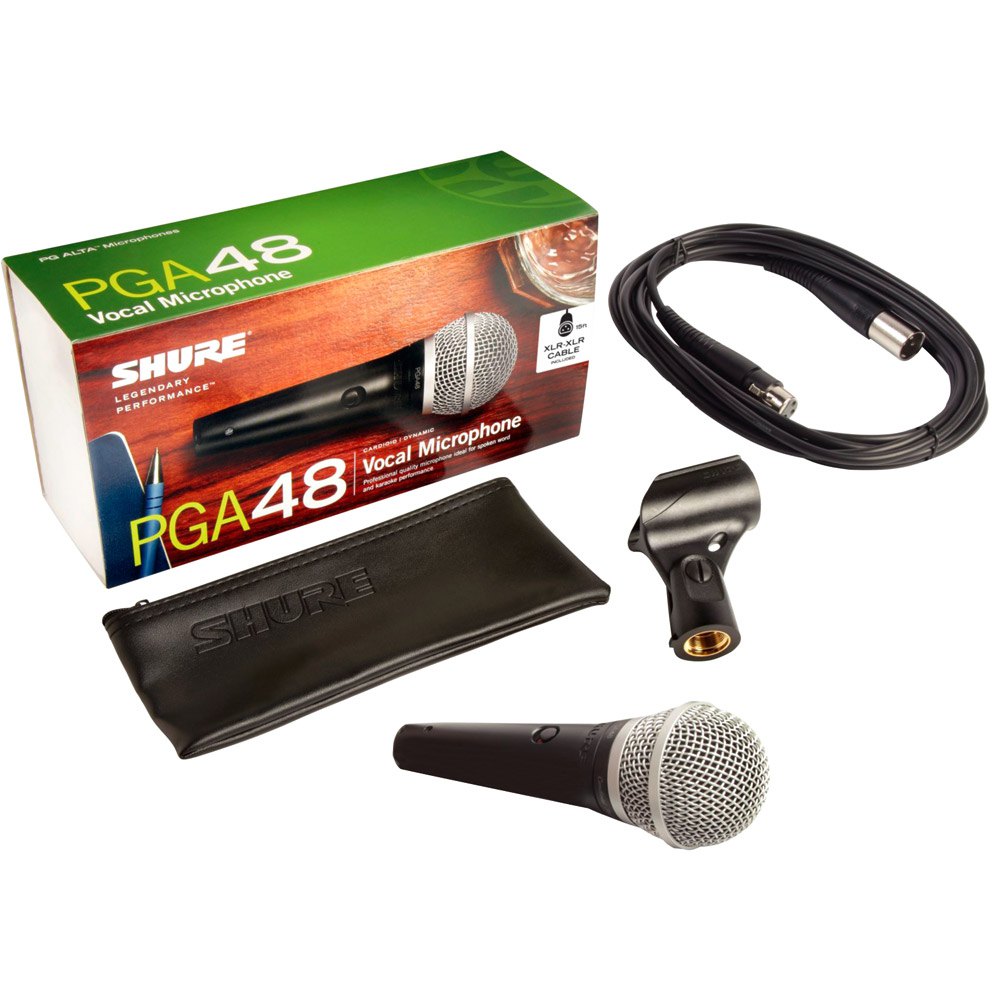 Shure Microfono PGA48-XLR-E