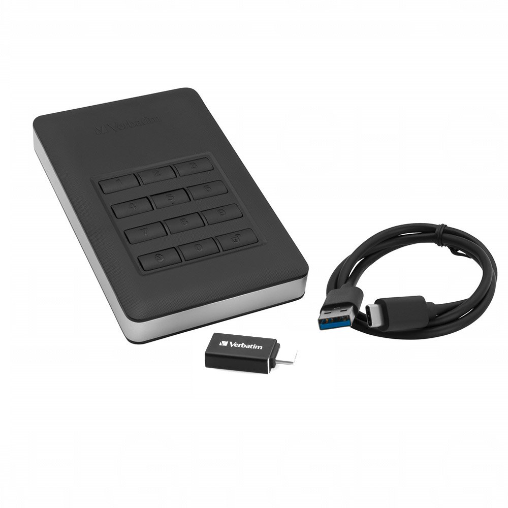 Verbatim Store N Go 1TB Secure USB 3.1 Ekstern HDD-harddisk