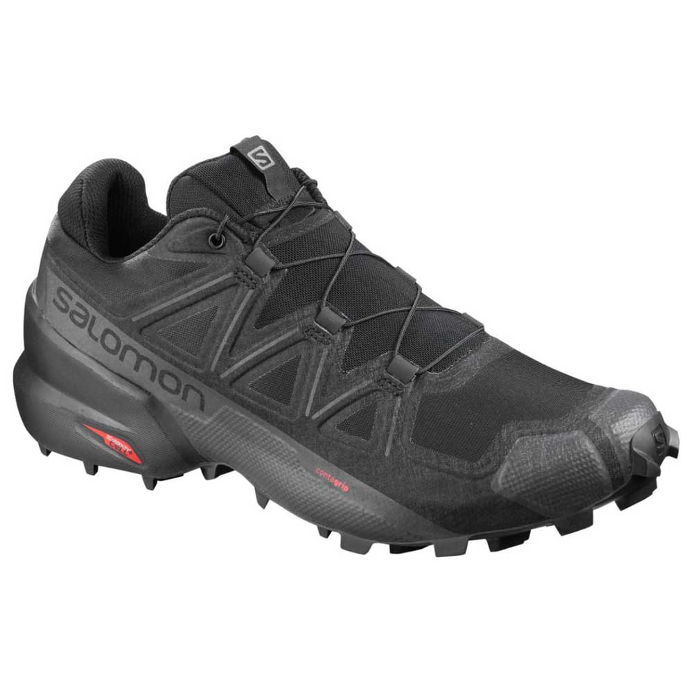 Sinewi Hectare bodem Salomon Speedcross 5 Wide Trail Running Shoes Black | Runnerinn