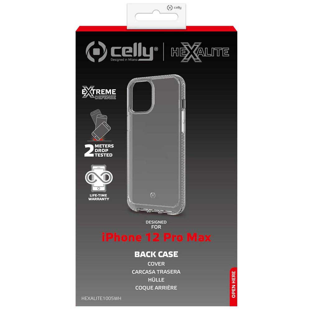 Celly IPhone 12 Pro Max Tylna Obudowa Hexalite