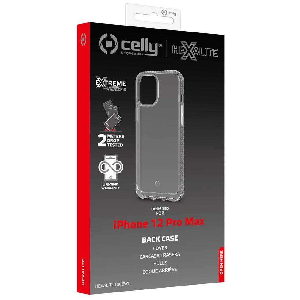 Celly IPhone 12 Pro Max Tylna Obudowa Hexalite