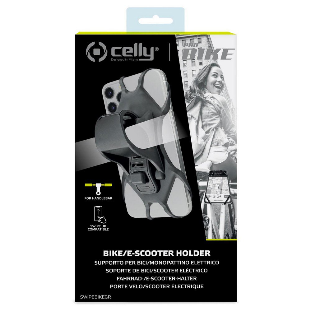 Celly Swipe Bike/e-Scooter Holder Unterstützung