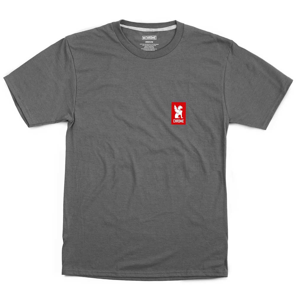chrome-t-shirt-a-manches-courtes-vertical-red-logo