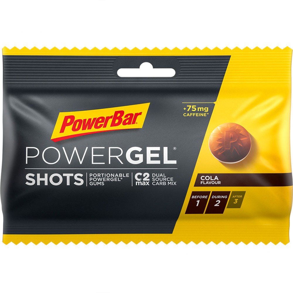 Powerbar PowerGel Shot 60g 24 Eenheden Cola Energie Snoepjes Doos