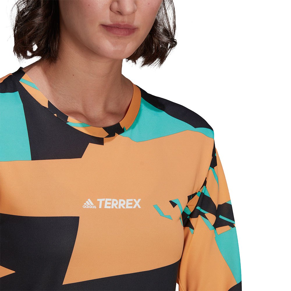 adidas Terrex Primeblue Trail Graphic Koszulka Z Długimi Rękawami