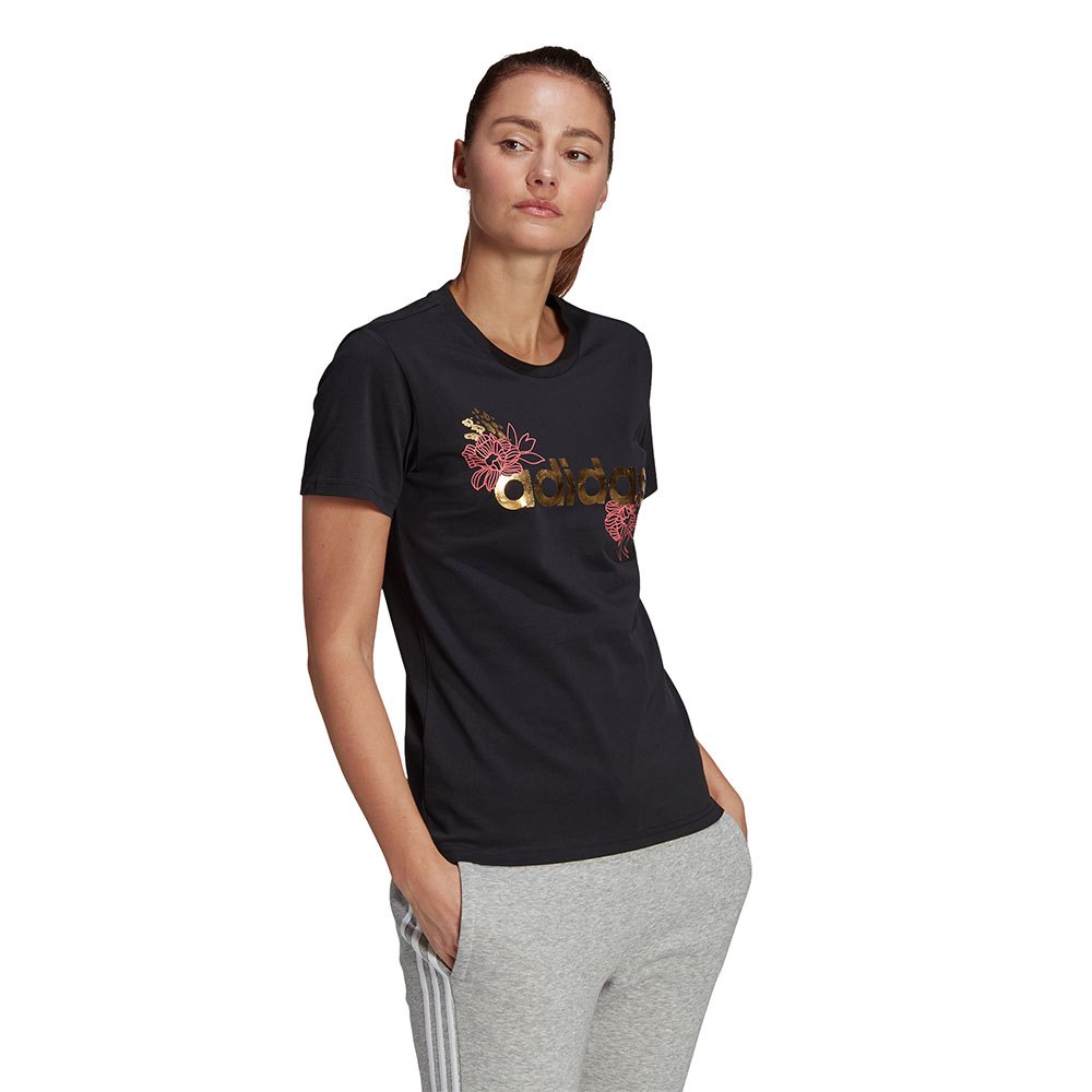 adidas Sportswear Linear Foil Graphic Short Sleeve T-Shirt