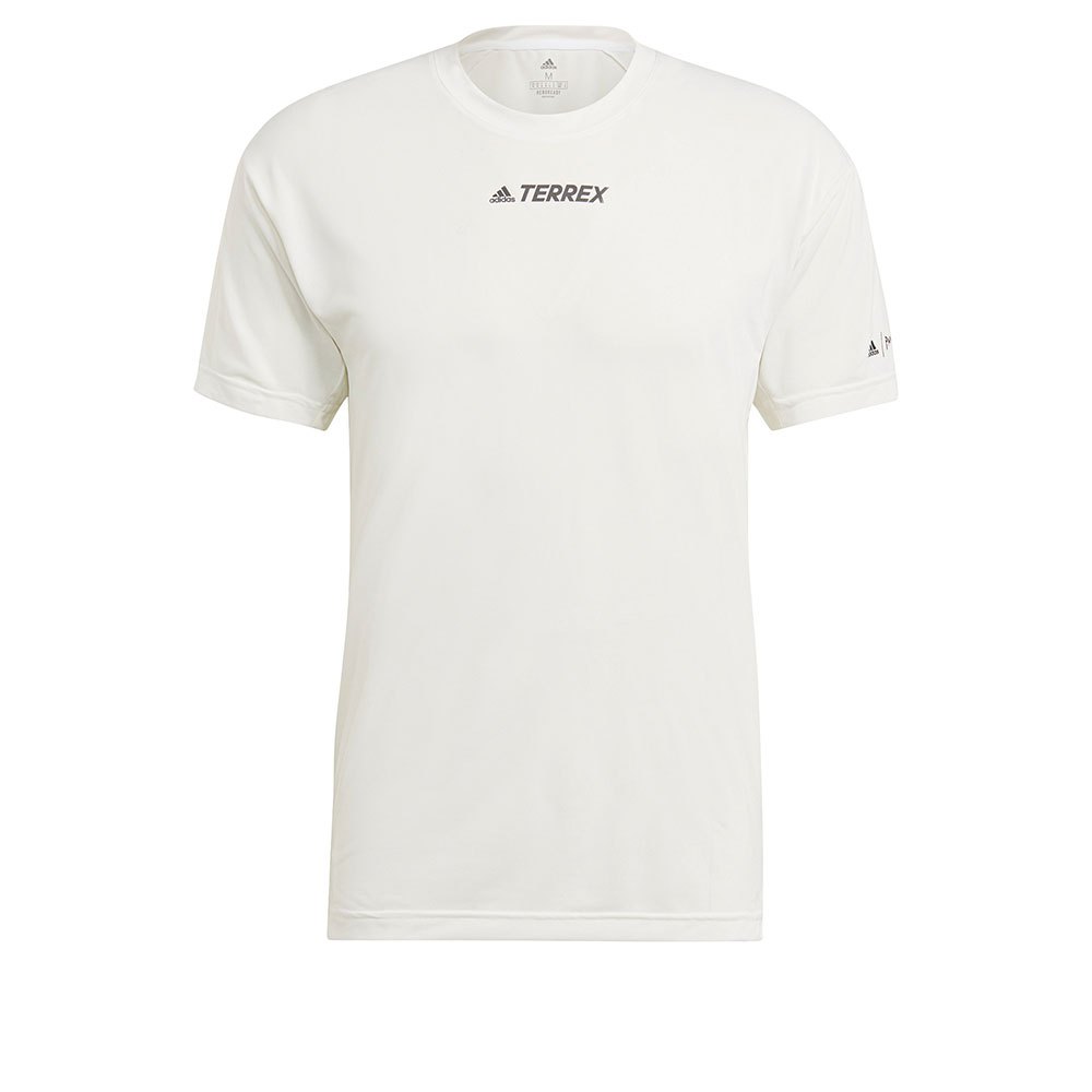creciendo burlarse de micro adidas Camiseta Manga Corta Terrex Parley Agravic Trail Running All-Around  Blanco| Runnerinn