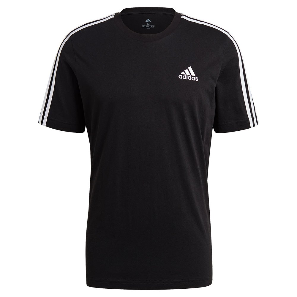 interior Revolucionario Contrato adidas Sportswear Essentials 3 Stripes Short Sleeve T-Shirt Black| Dressinn