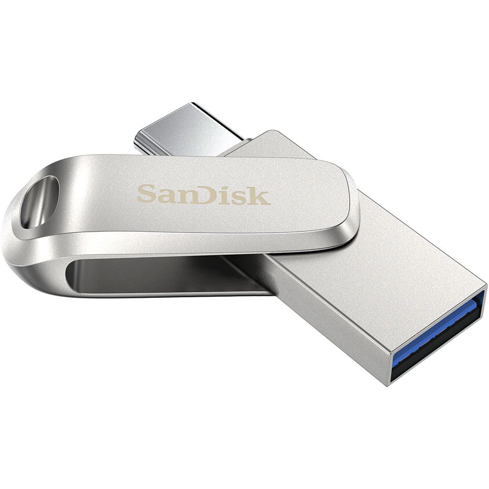 fondo intimidad lado Sandisk Pendrive Ultra Dual Drive Luxe 1TB USB Tipo-C Plateado| Techinn