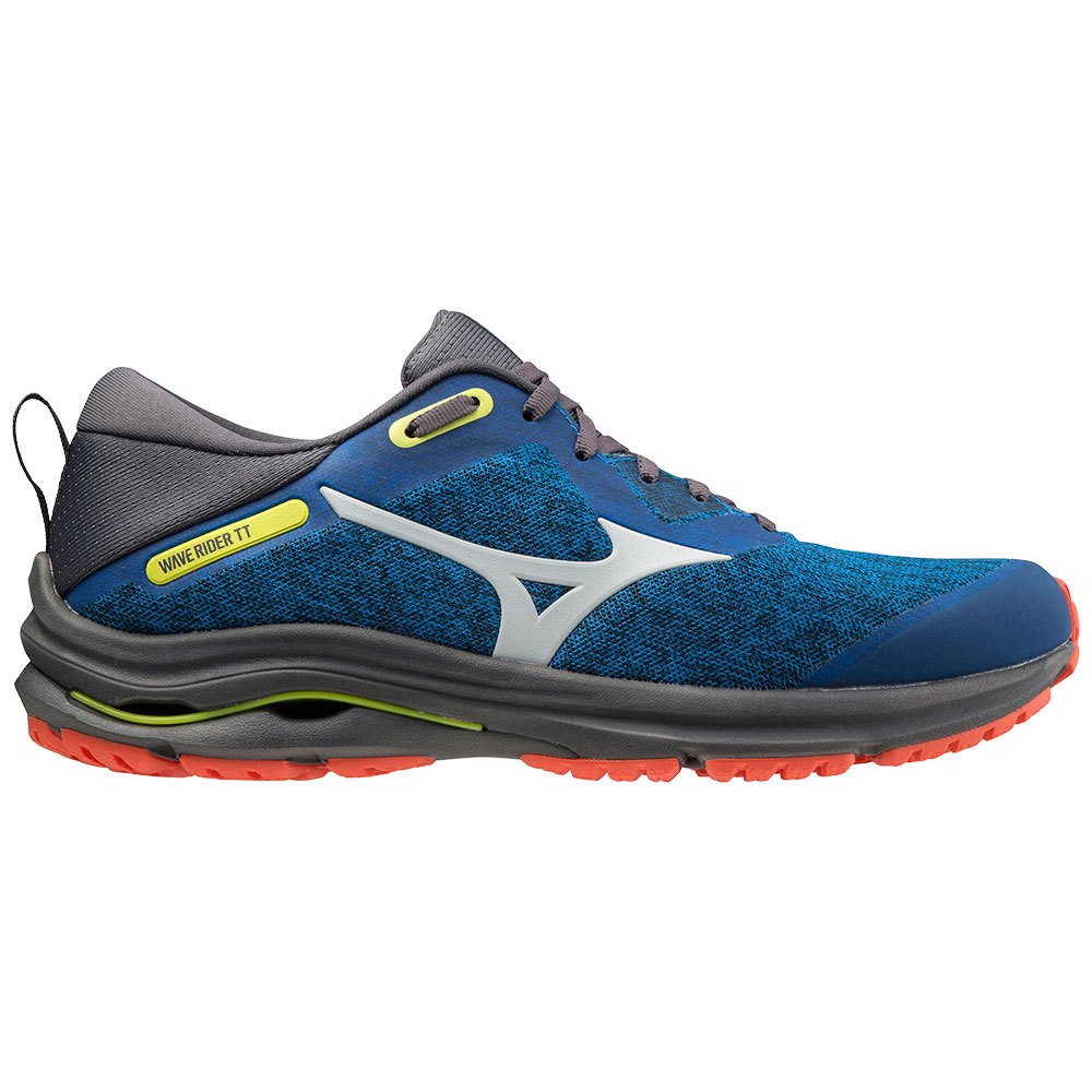 Mizuno Mens Wave Rider TT Trail Running Shoes Trainers Sneakers Blue Navy 
