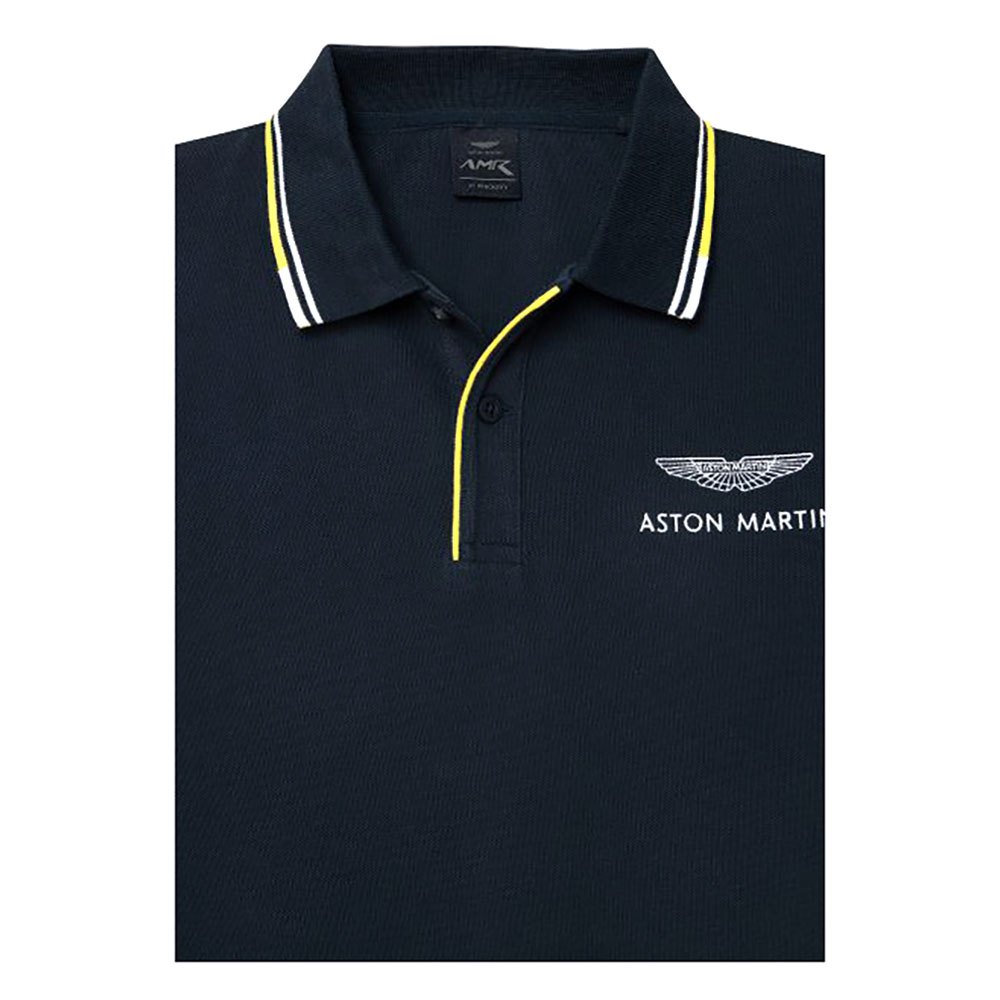 Hackett Kortærmet Poloshirt Aston Martin Racing Jaquard Tipped