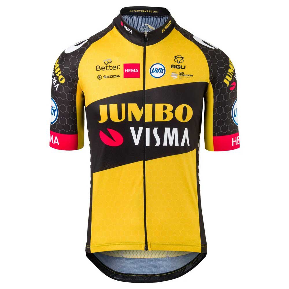Team Jumbo-visma 2021 Replica Jersey Yellow 2XL Man DressInn Men Sport & Swimwear Sportswear Sports Tops 