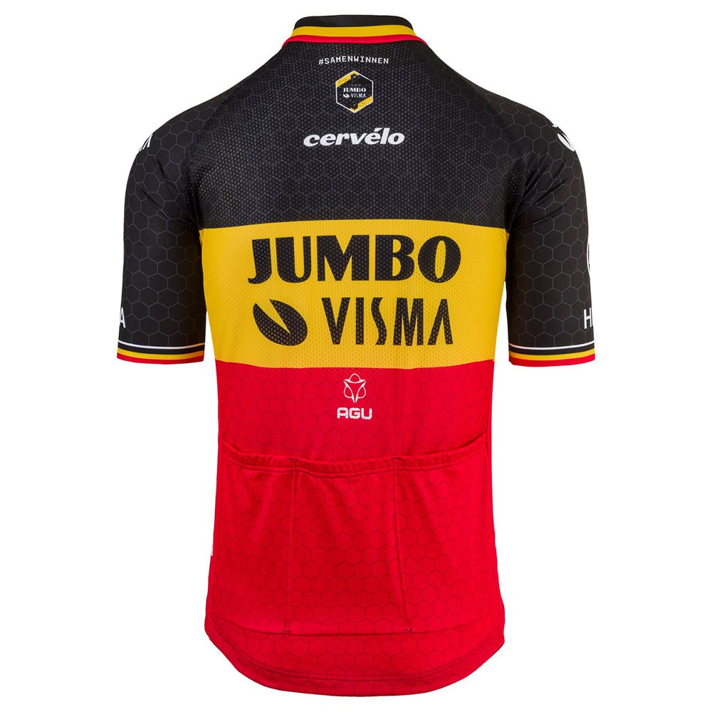 AGU Jersey Team Jumbo-Visma Belgian Champion