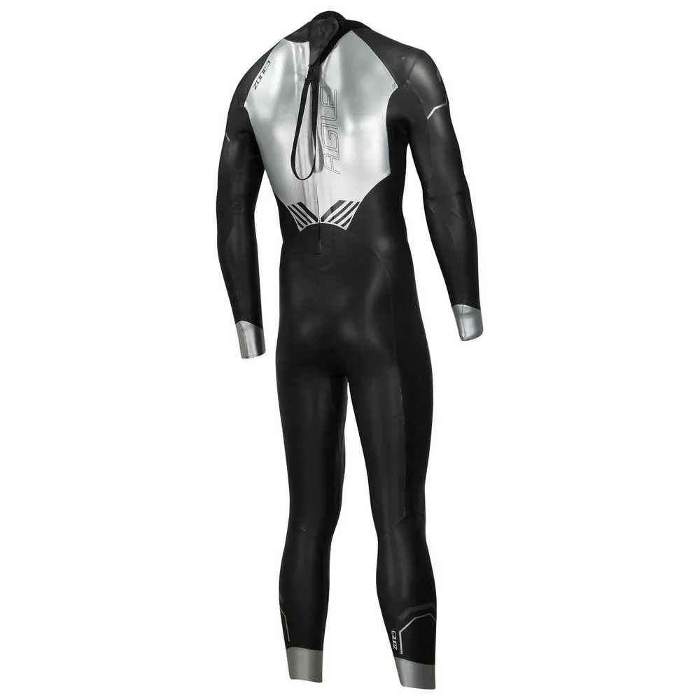 ZONE3 Agile long sleeve neoprene wetsuit Black | Swiminn