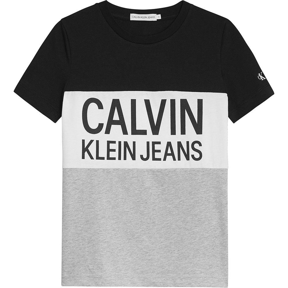 calvin-klein-jeans-colorblock-logo-fitted-t-shirt-med-korte--rmer