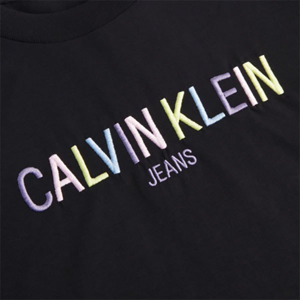 Calvin klein jeans Multicolored Logo T-shirt med korte ærmer