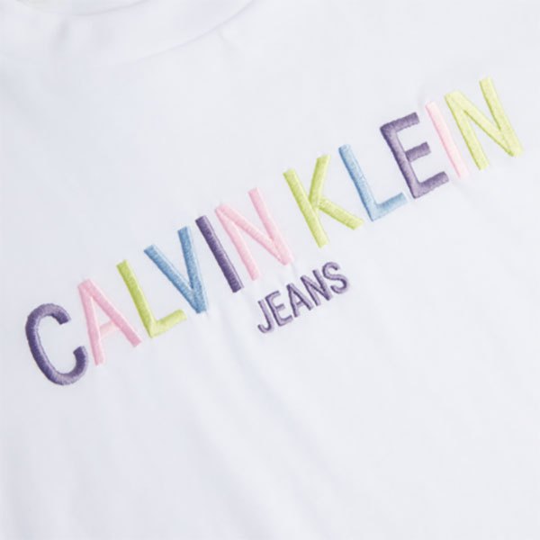 Calvin klein jeans Multicolored Logo T-shirt med korte ærmer