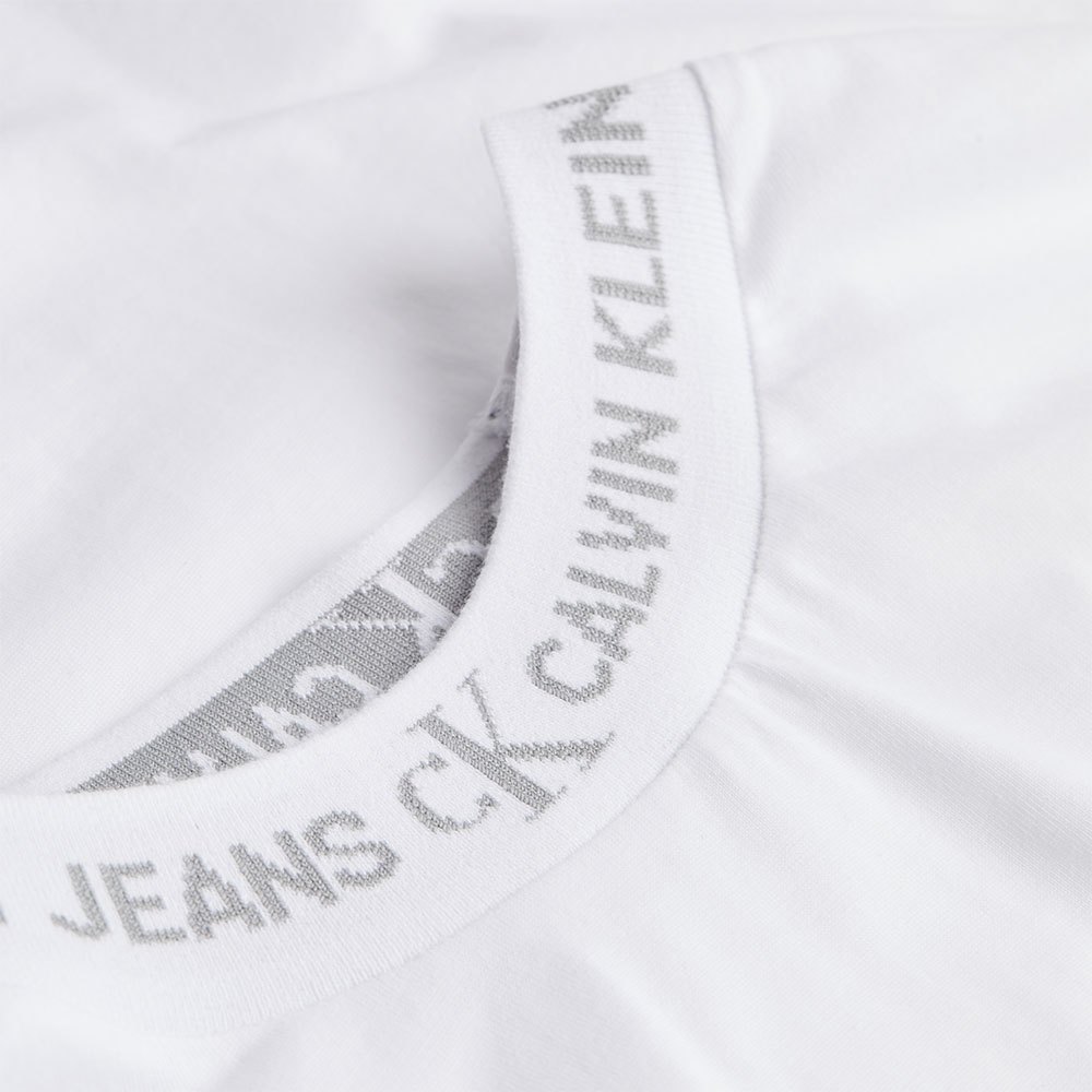 Calvin klein jeans Camiseta de manga curta Logo Jacquard