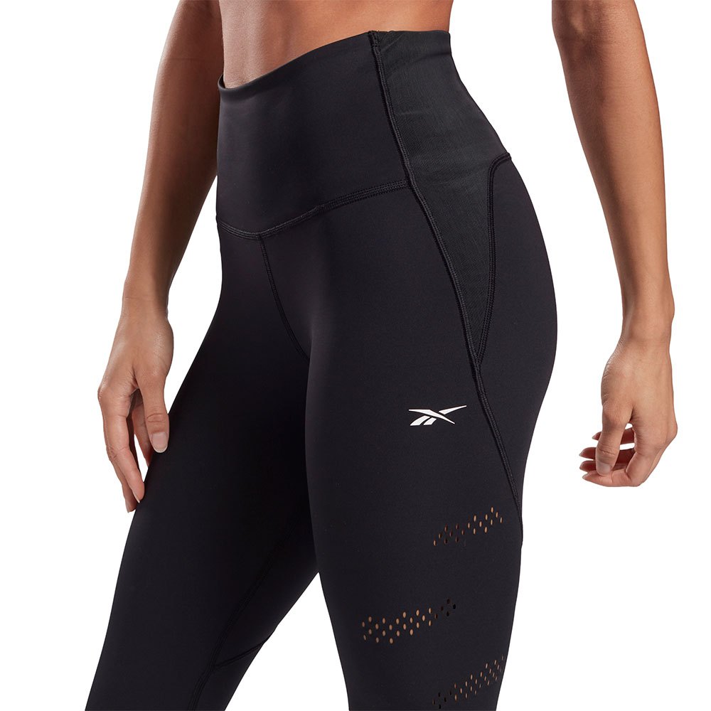 Reebok Collant à Taille Haute One Series Speedwick Lux Perform Perforated