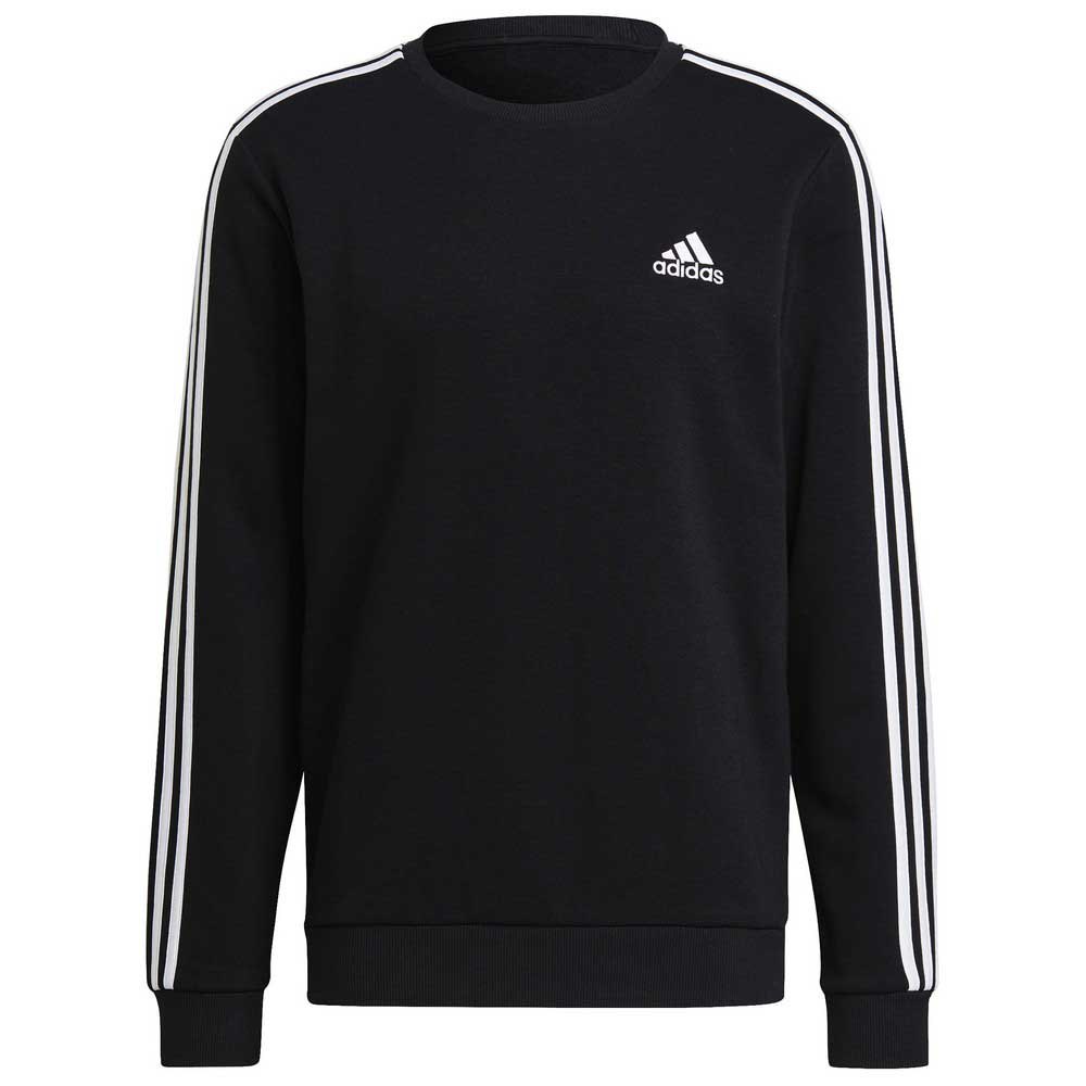 adidas Essentials 3 Stripes Sweatshirt Black | Dressinn