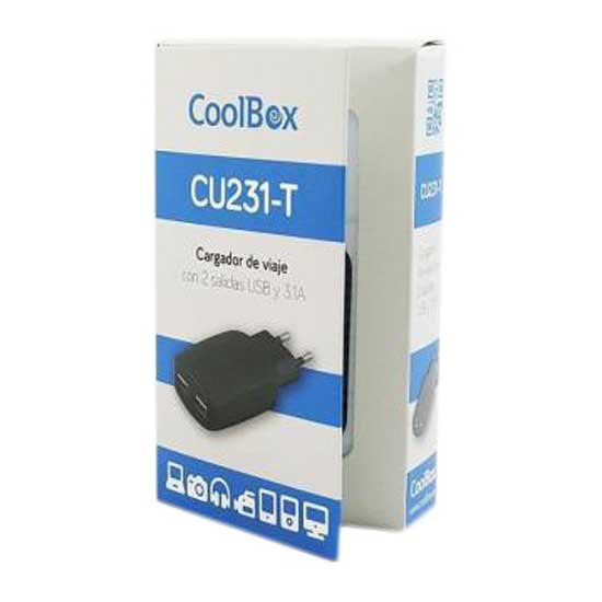 Coolbox Cargador USB Wall 3.1A COO-CU231-T