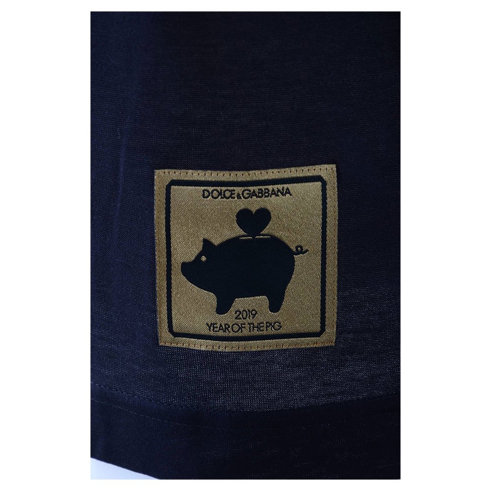 Dolce & gabbana Kortermet T-skjorte 730727 Pig