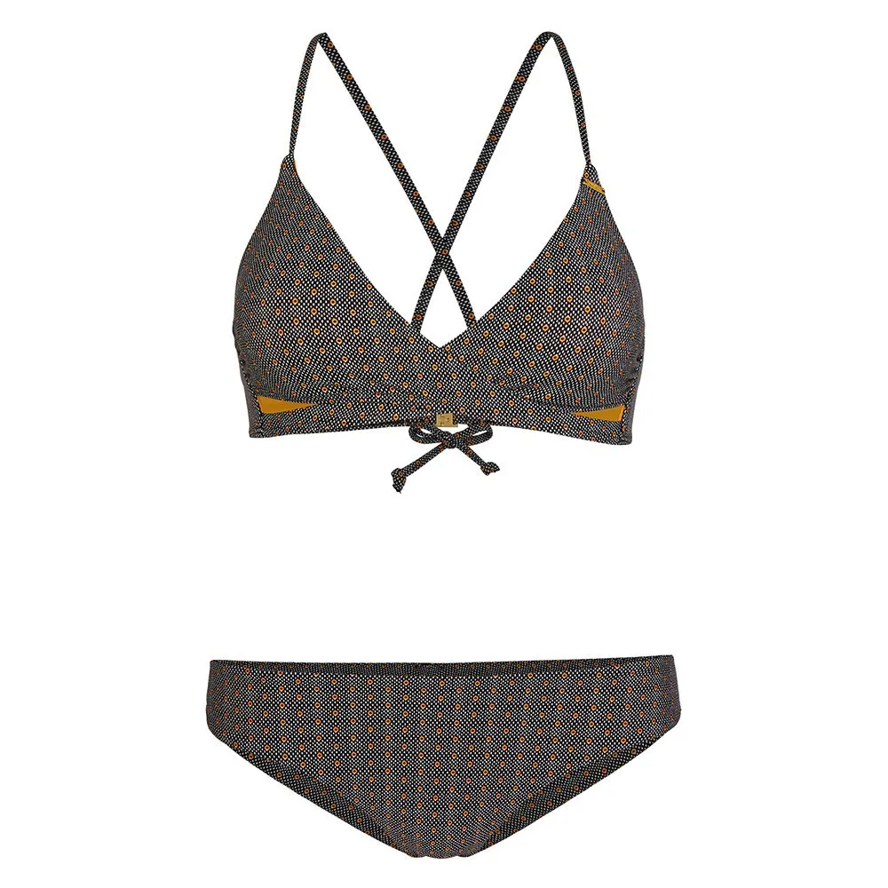 O'Neill Damen Baay Mix Top Bikini Top – Crossover-Design Mit Hyperdry-Technologie
