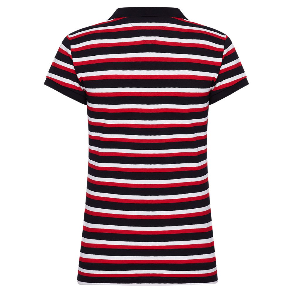 Tommy hilfiger Slim Stripe Short Sleeve Polo Shirt