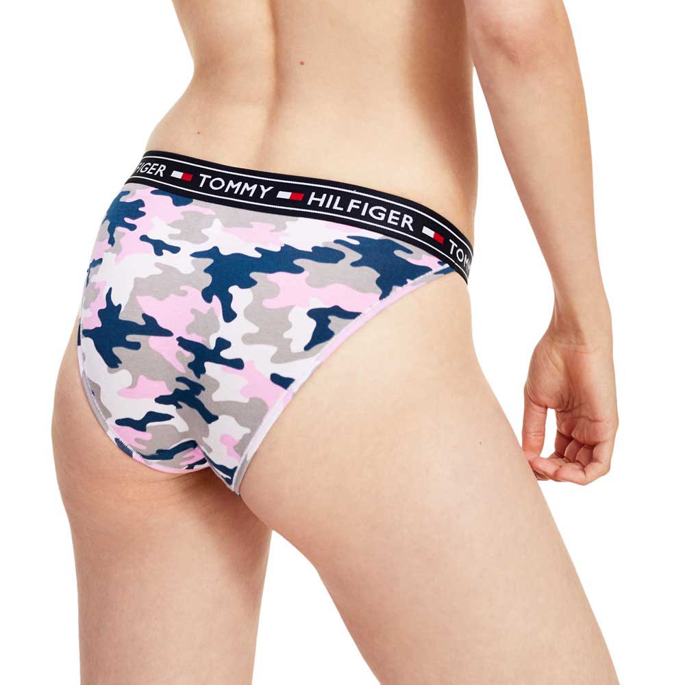 Tommy Hilfiger Womens Print Thong Panties 