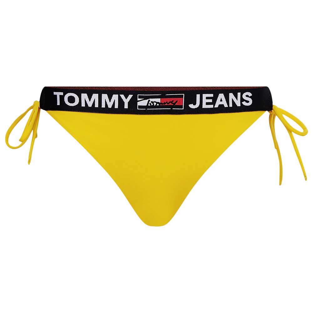 Tommy jeans Bikiniunderdel Med Bindebånd I Siden Cheeky