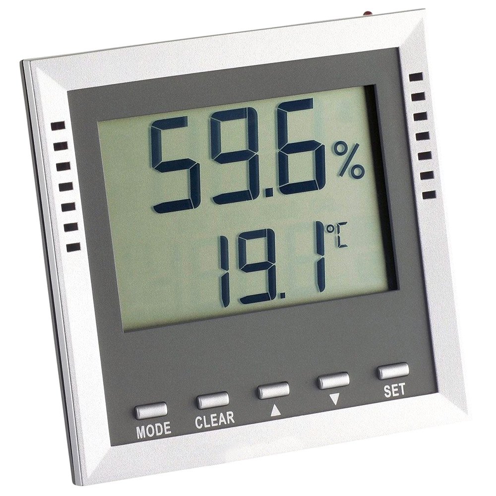 TFA Dostmann Digitales Thermo-Hygrometer Temperatur und Luftfeuchtigkeit NEU 