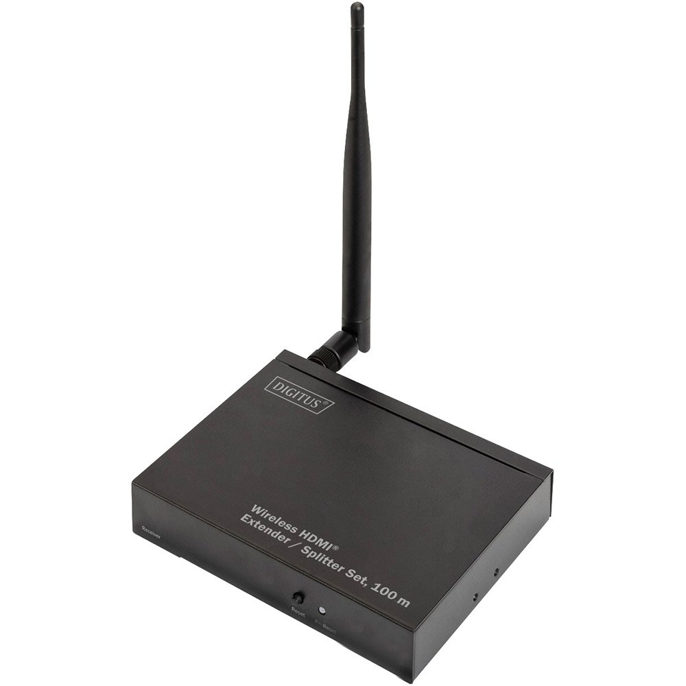 kuvert orkester værtinde Digitus Wireless HDMI Extender Receiver 100 m Splitter Set Svart| Techinn