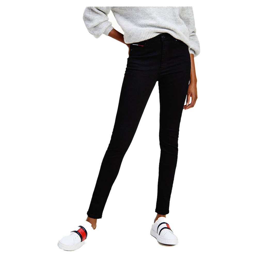 Tommy jeans Sylvia High Rise Super Skinny Jeans Schwarz| Dressinn
