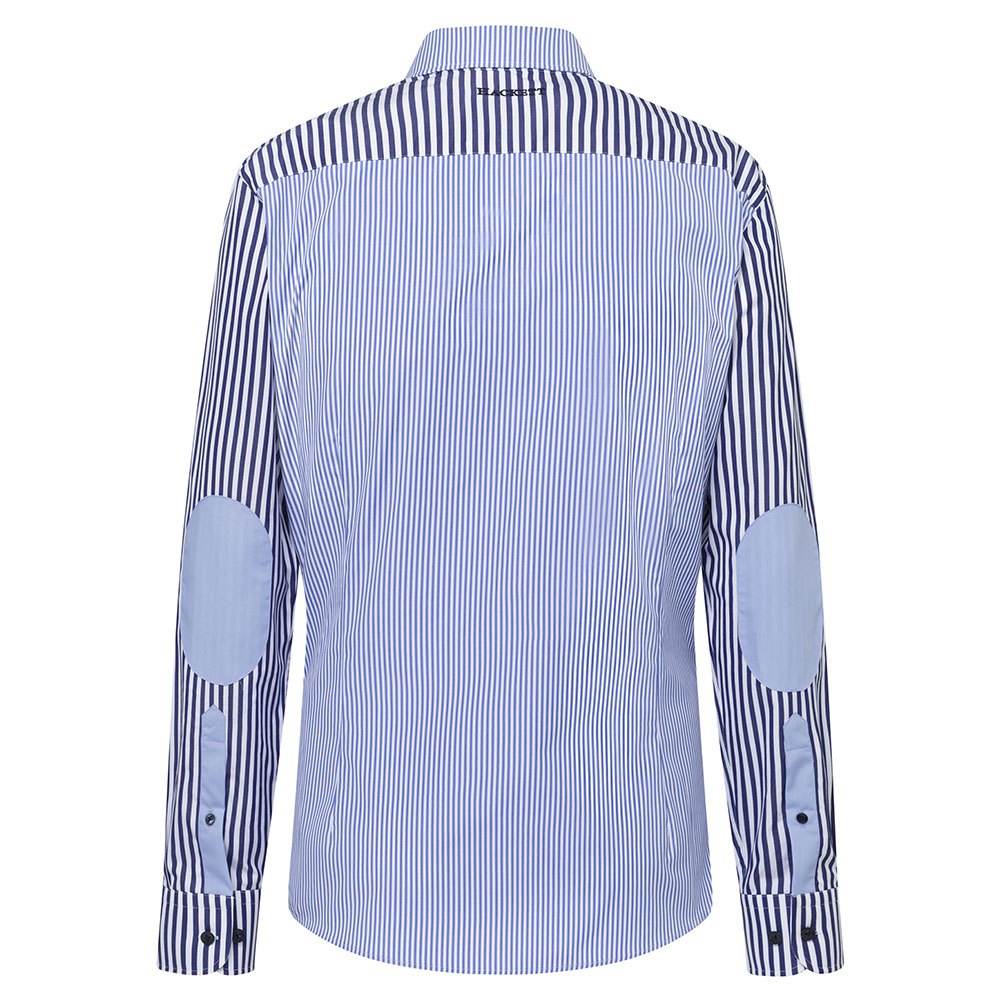 Hackett Herringbone Multi Stripe Long Sleeve Shirt