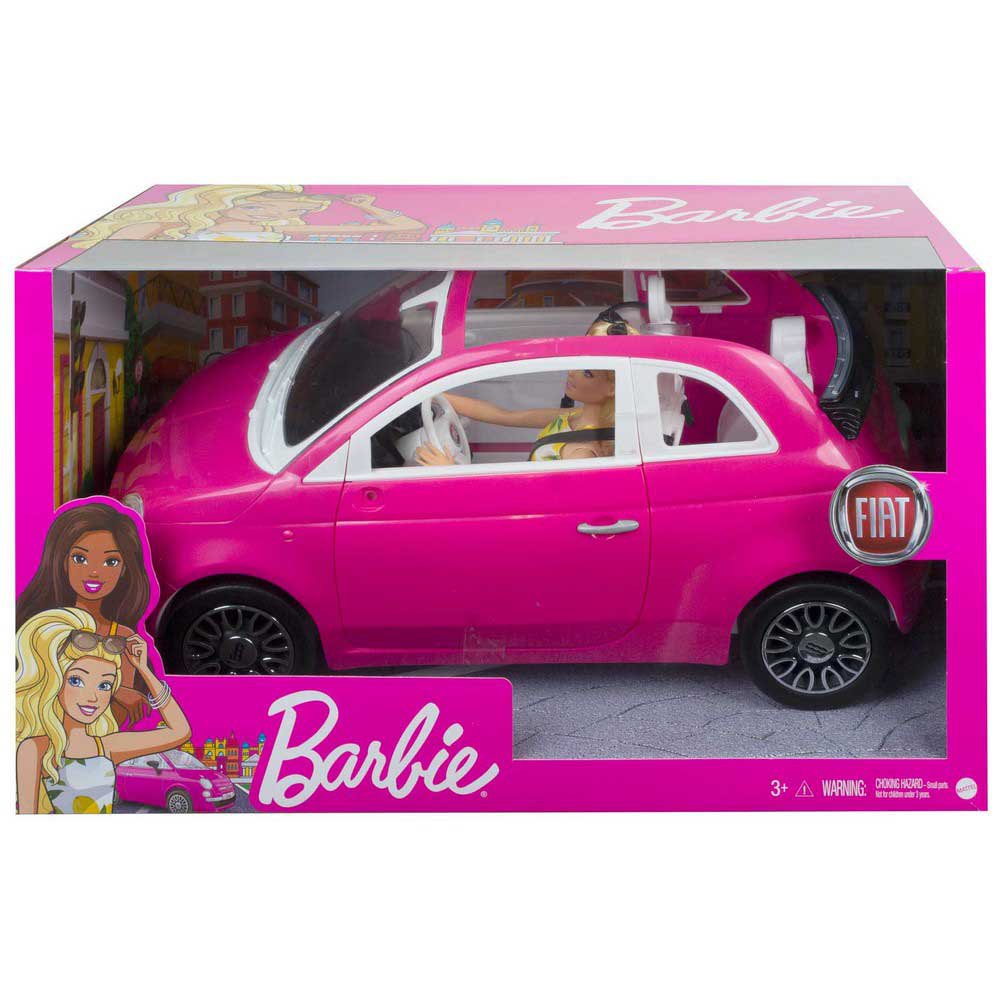 Barbie Doll And Fiat 500 Car |