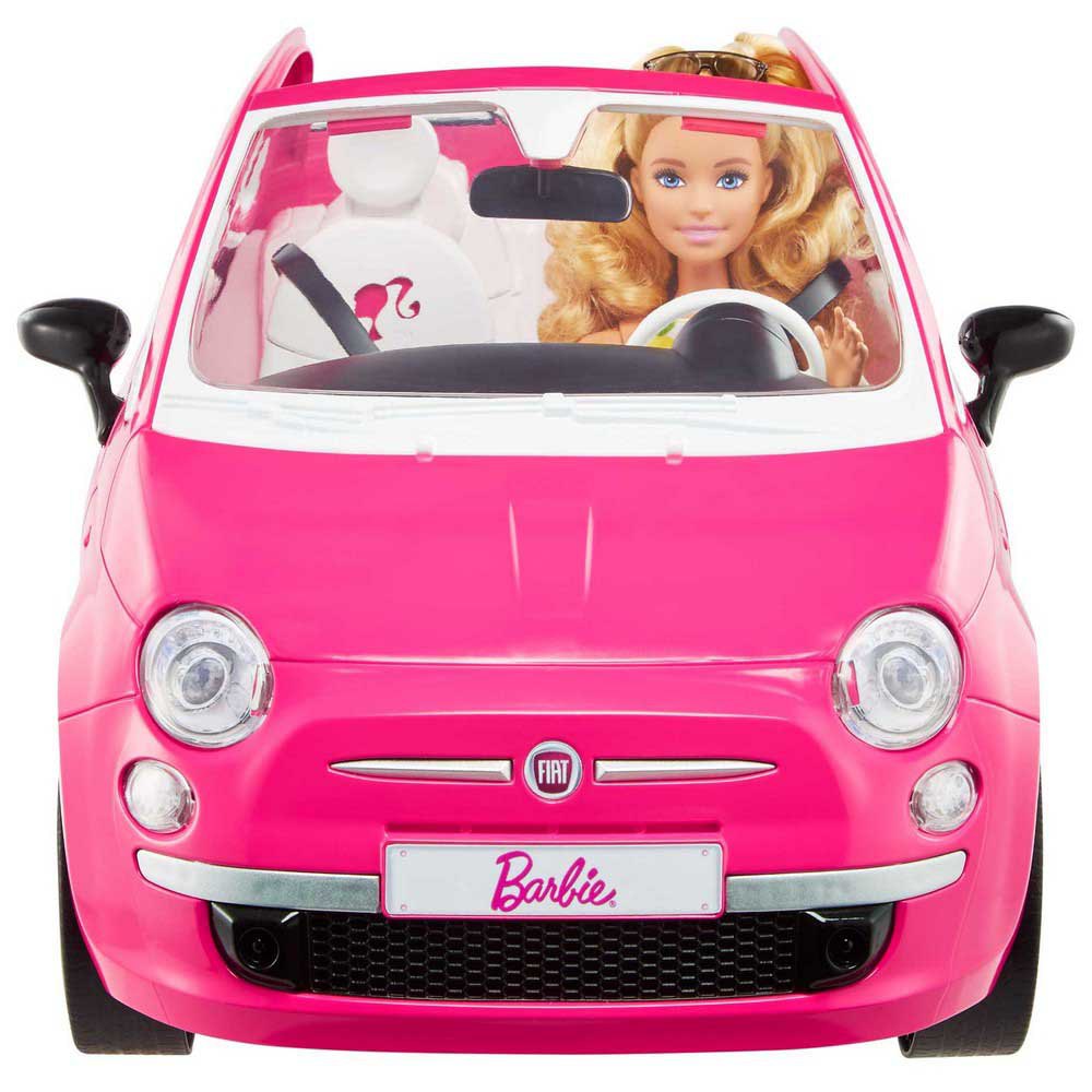 Puppenspiel Puppe Barbie Spielzeug Auto Fiat 500 Fahrzeug Zubehör FVR07 B-WARE 