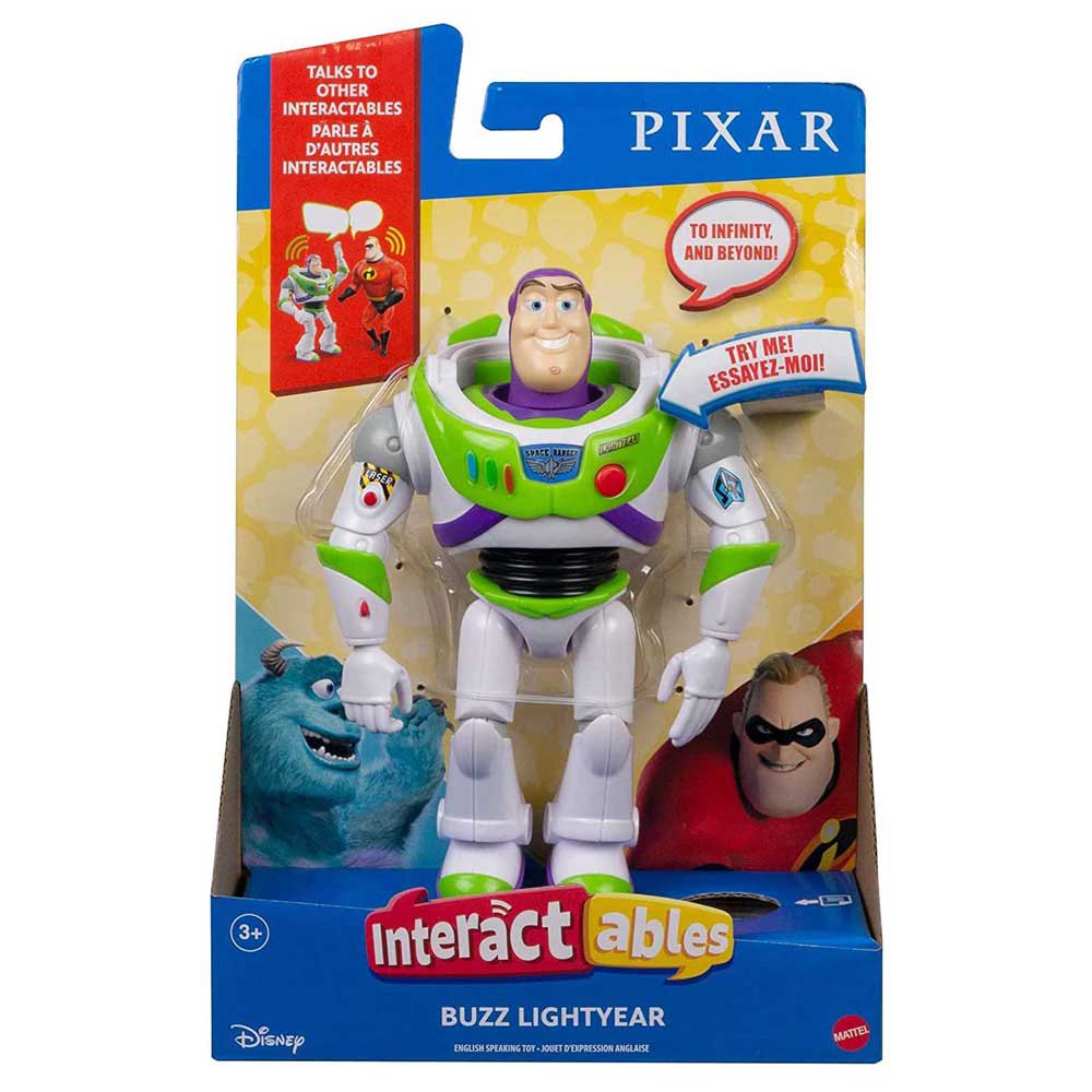 mecanógrafo Afectar Más lejano Pixar Interactables Buzz Lightyear Parlanchín Habla Con Otros Muñecos  Figura De Juguete Con Sonidos Multicolor| Kidinn