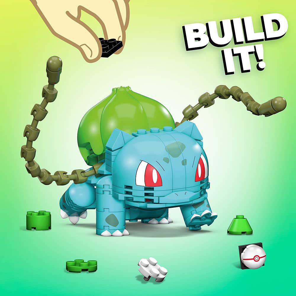 Mega construx Pokémon Bulbasaur Figura De 175 Bloques De Construcción De Juguete