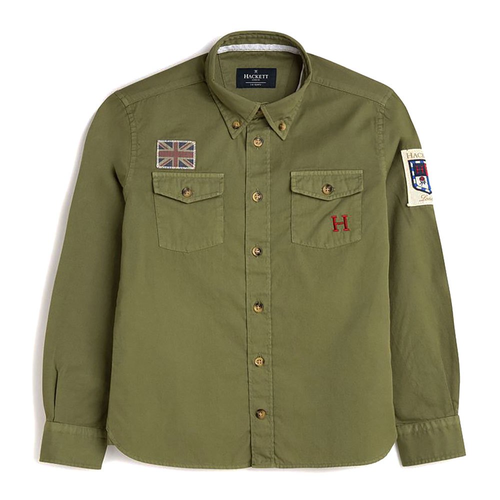 Military Long Shirt Green | Dressinn