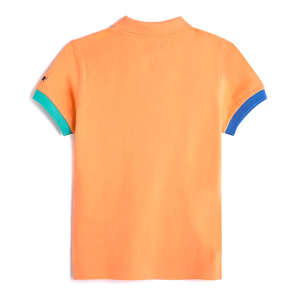 Kwalificatie sofa verlangen Hackett Color Cuffs Short Sleeve Polo Shirt Orange | Dressinn
