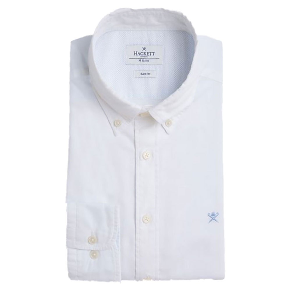 Hackett Camicia Manica Lunga Garment Dye Oxford