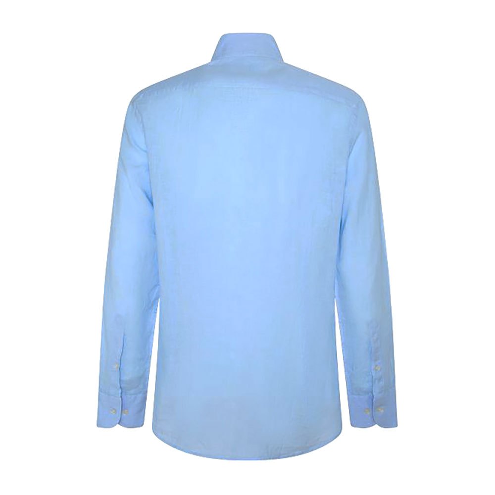 Hackett Garment Dye Linen PS Lange Mouwen Overhemd