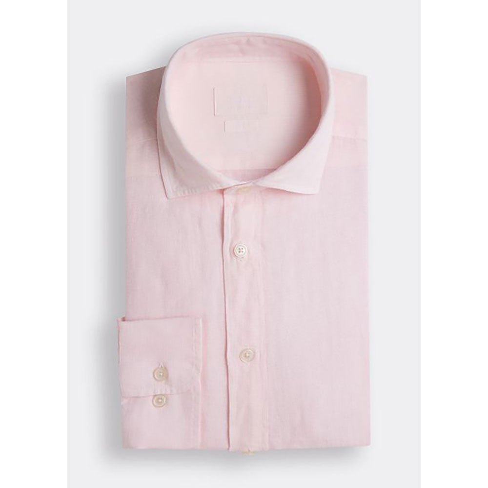 Hackett Garment Dye Linen KS Long Sleeve Shirt