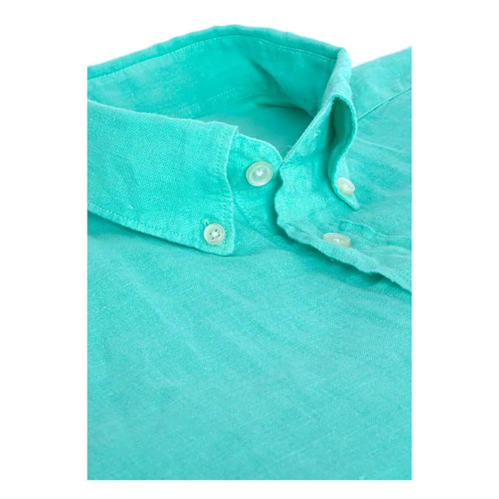 Hackett Camicia Manica Lunga Garment Dye Linen BS