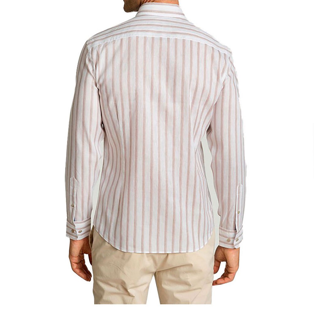 Hackett Camisa Manga Comprida Herringbone Stripe