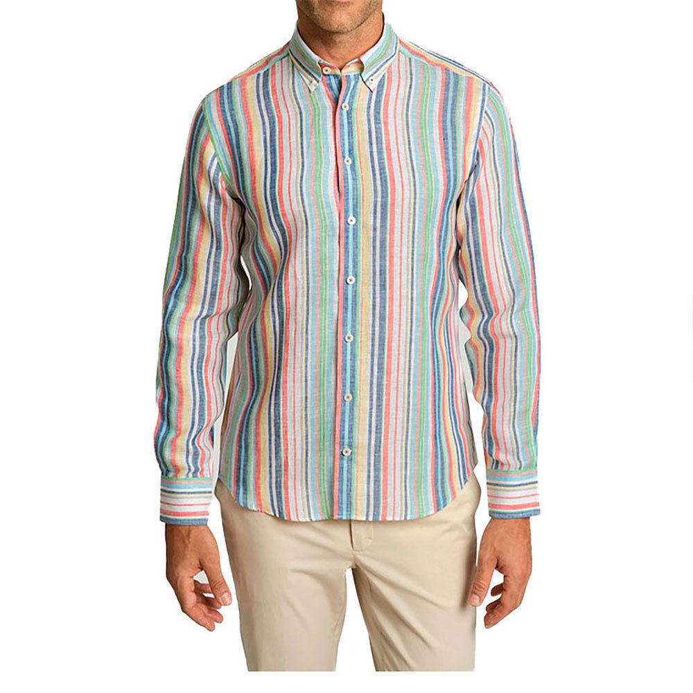 hackett-lang--rmet-skjorte-multi-coloured-stripe