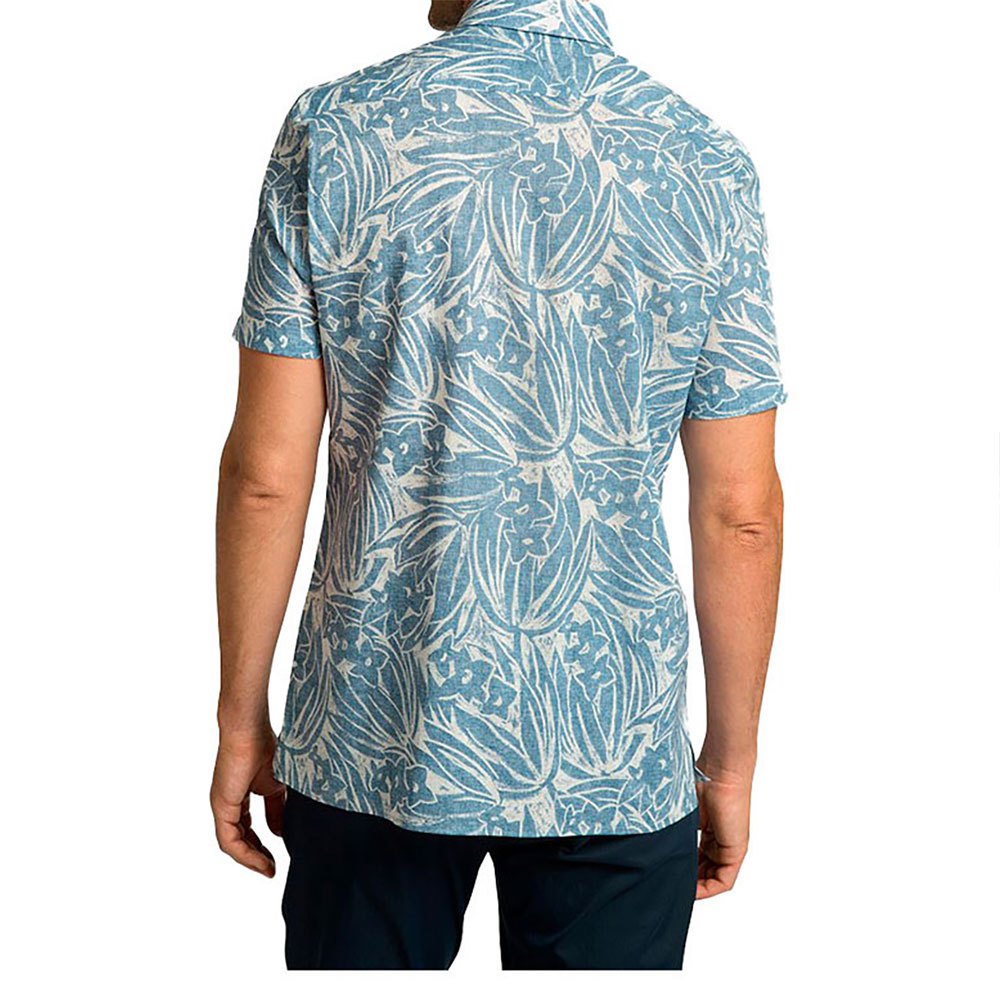 Hackett Kortermet Skjorte Lge Hawaiian Leaf Print
