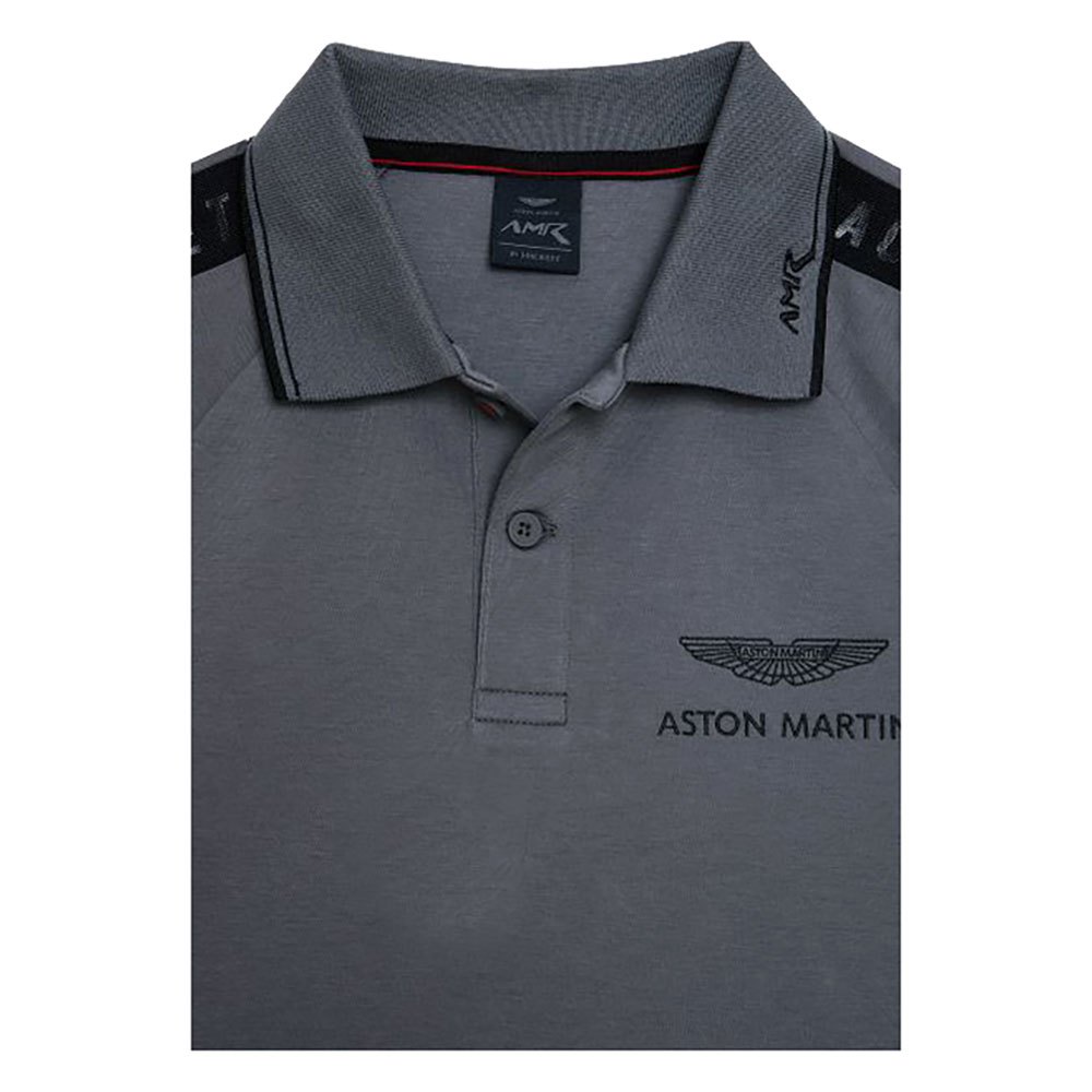 Hackett Aston Martin Racing Band Schouder Korte Mouwen Poloshirt